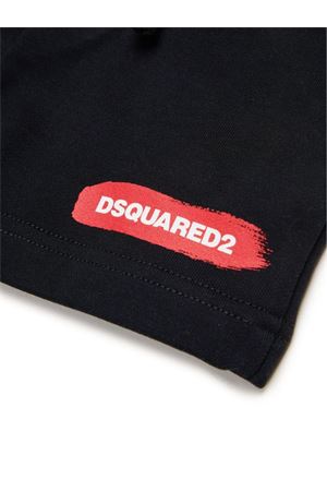 Black cotton shorts DSQUARED KIDS | DQ2162D0A2FDQ900